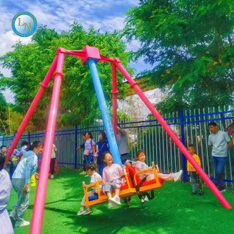 Fun Fair Kids Rides Outdoor Games Small Swing Pendulum Frisbee Amusement Ride Manufacturer 1