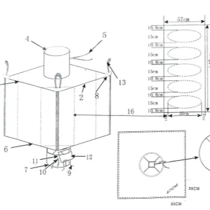 Maishijie Confezione Da 2 Sacchetti Di Tela Di Cotone Resistenti Per - Foto 12