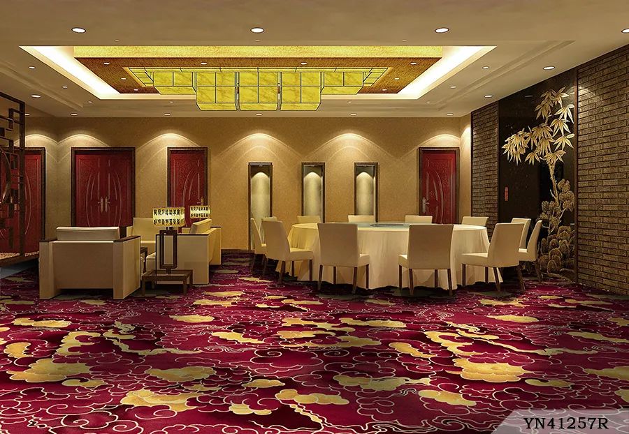 Moquette spessa di alta qualità, realizzata su misura da Axminster, per hotel e casinò. 4