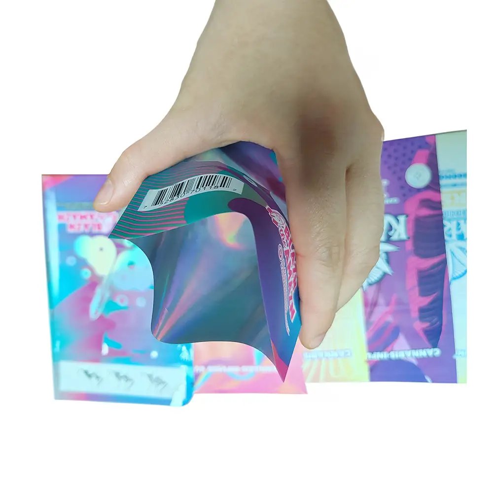 Custom Tobacco Packaging Humidifier Plastic Pouches With Zipper And Window 5