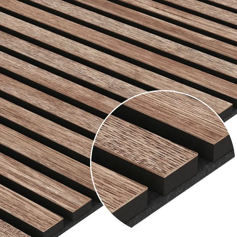 Wooden Slat Acoustic Panels for Noise Control & Sound Absorption 1