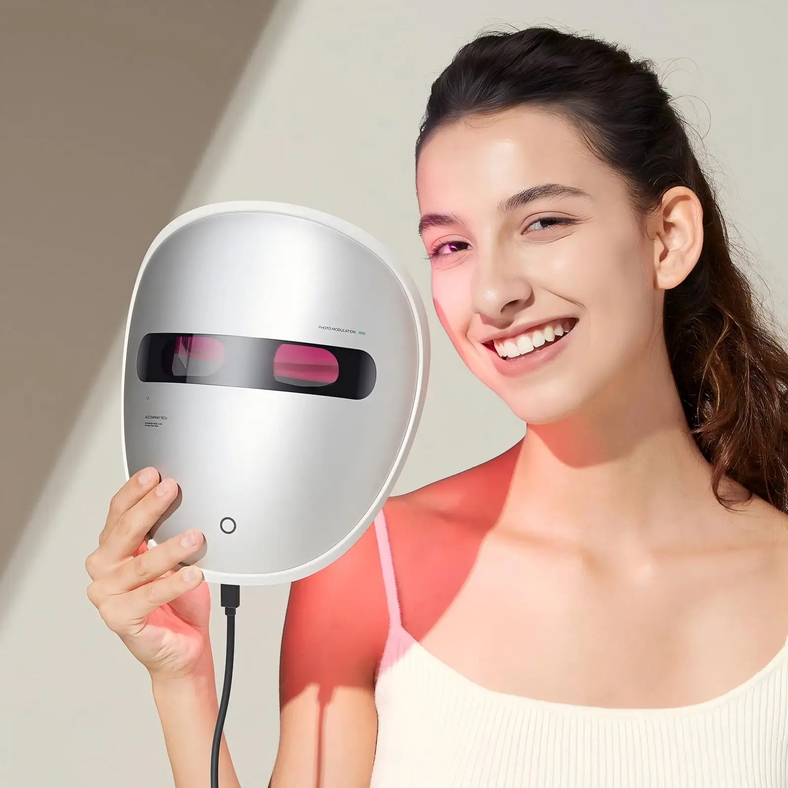 Máscara facial de terapia de luz LED Kamyatt Spectra - Máscara facial de terapia de luz roja 1