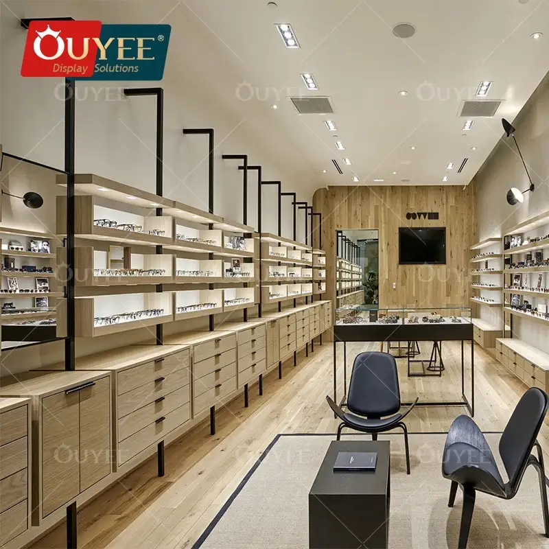 Expositor de armações de óculos e óculos de sol, armário para óculos para lojas. 1