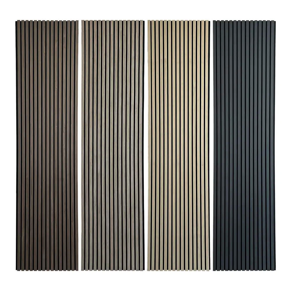 Wood Wall Slats Acoustic Panels Felt Soundproof Panels for Interior Wall 1