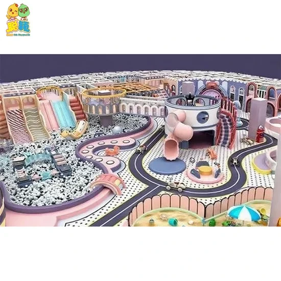 Rainbow Paradise Children's Colorful Play Area Multi-Colored Themed Indoor Playground - Amusement Park Indoor Playground and Sport Ninja Warrior Playground price 1