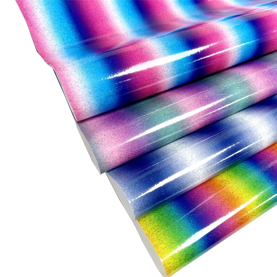 Vinyle de transfert de chaleur de couleur mixte en vente arc-en-ciel, en vikyle, pour les vêtements, les sacs et les chaussures 1