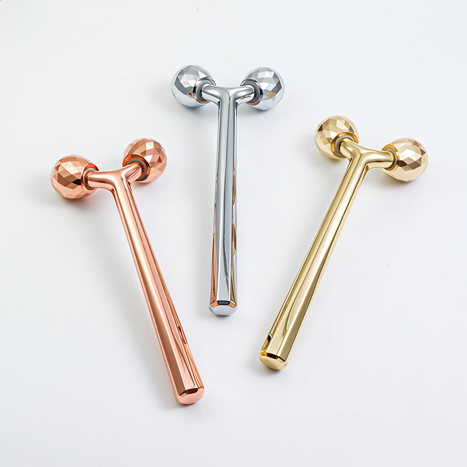 Zinc Alloy 3D Face Massage Roller 1