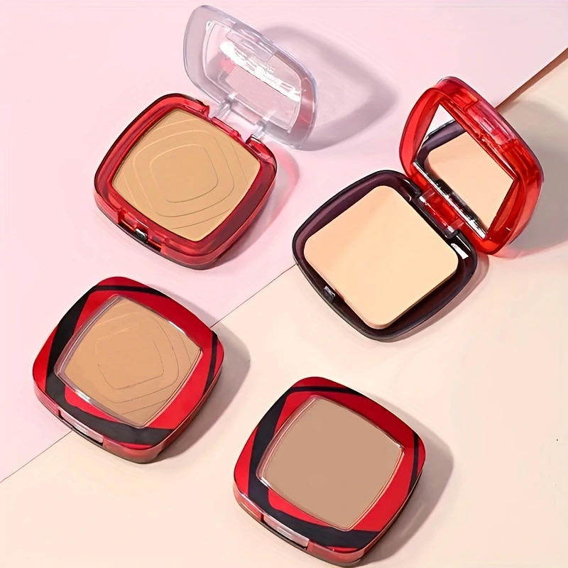 Mlm Custom Makeup Waterproof Face Make Up Full Coverage Oil Free Powder Matte Foundation Makeup Setting Pressed Vegan Powder 1