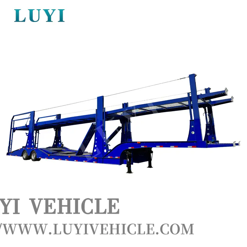 3 axes Carrier de voiture semi-remorque pour l'Afrique 1