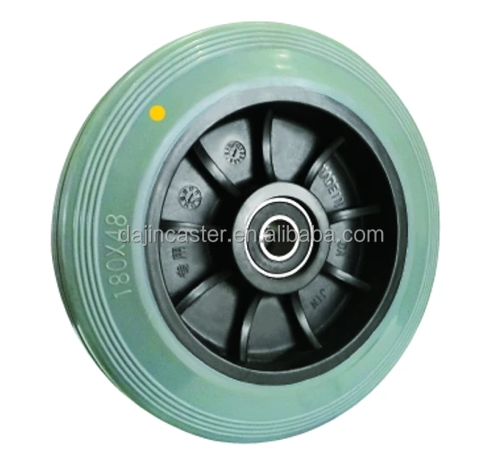 Manufacturer Customizable Double Ball Bearing Noiseless 7 Airport Luggage Trolley Wheel Castor 1