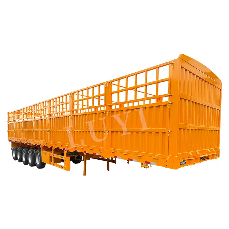 3/4/5 Axle Side Wall Fence Semi Trailer 1