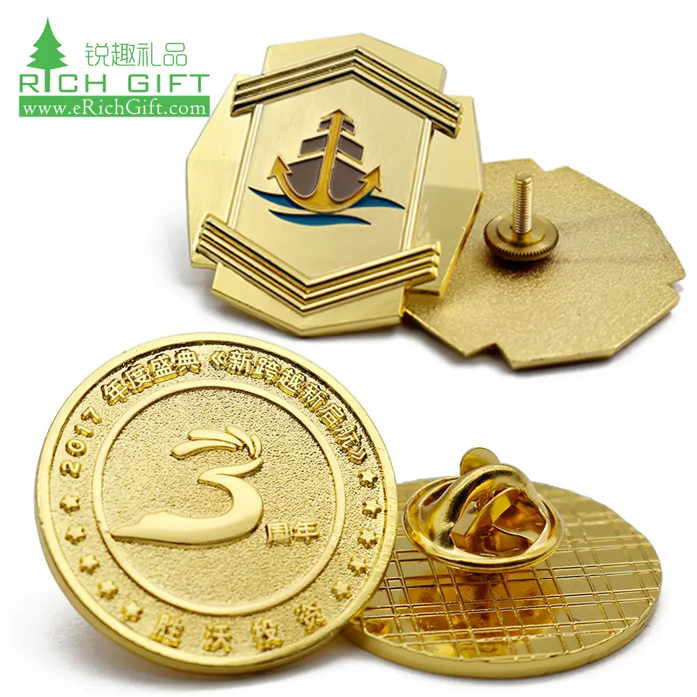 Custom Anniversary Pins Manufacturer | Milestone Celebration Pins - EverRichGift 1