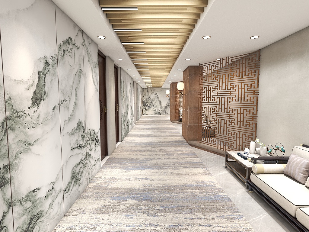Moquette Wilton sur mesure pour salles de banquet et ascenseurs - Chine 4