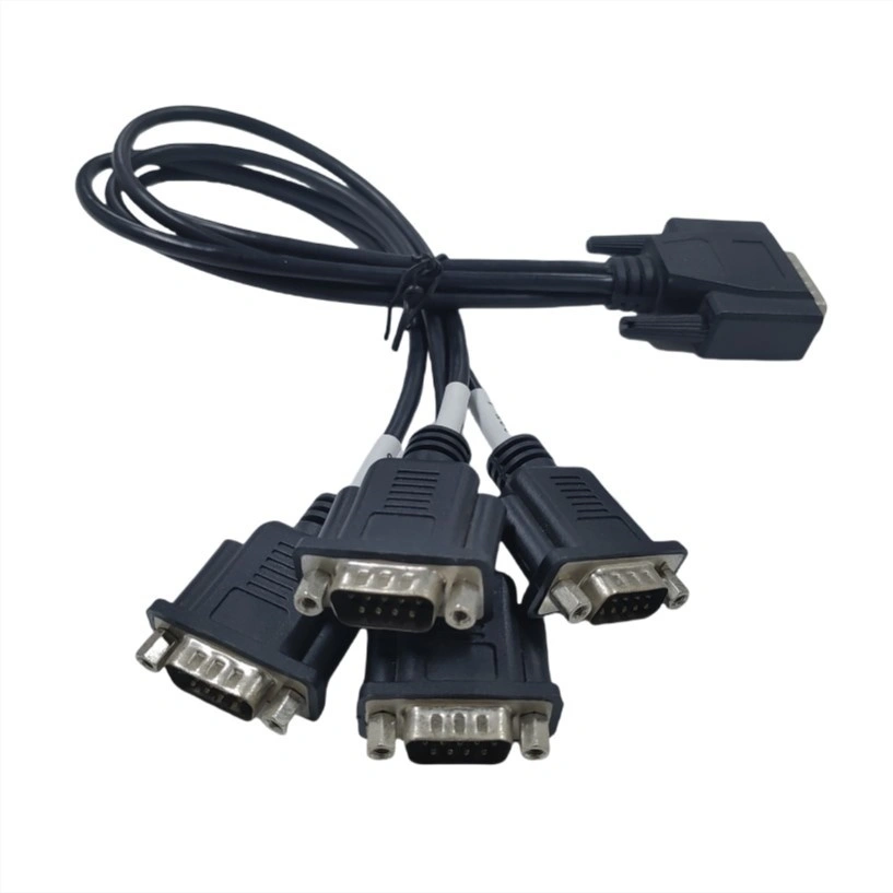 Db26 to 4 Db9 Male Data Cable D-Sub Male Plug Extension Cable 1
