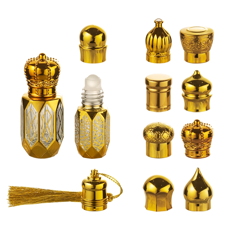 Luxury Gold Roll-on Bottles 3ml 6ml 12ml Glass Perfume Containers 1