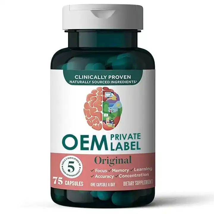 OEM/ODM Brain Nootropic Capsules - Memory & Focus - 30-120 1