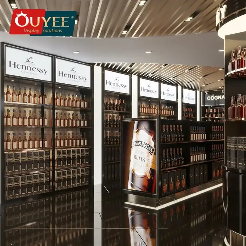 Suporte de chão em papelão para armazenar garrafas de vinho e bebidas alcoólicas. 1