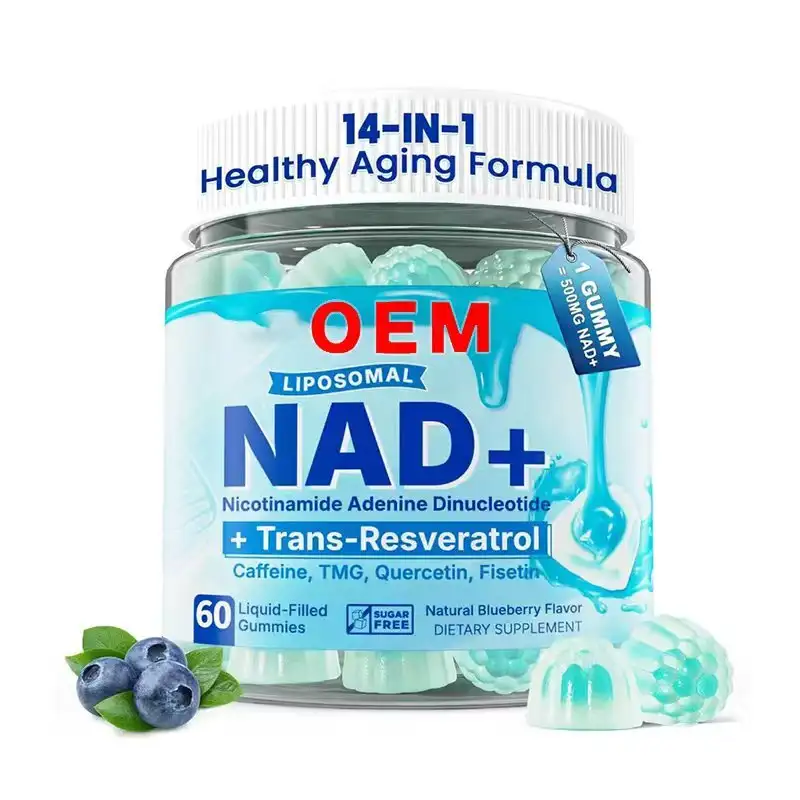 Private Label NAD+ Sugar-Free Energy Gummies 120pcs (2×60) 1