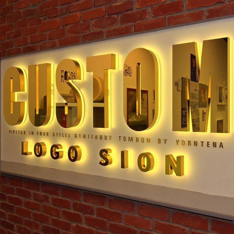 حروف أكريليك ثلاثية الأبعاد بإضاءة LED كاملة الألوان للواجهات التجارية/العلامات التجارية | جون تشين ديسبلاي 1