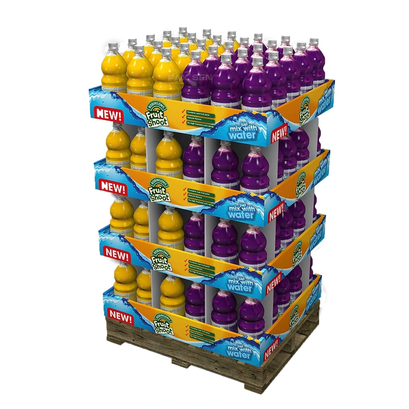 Snacks Promotional Dump Bin Mobile Phone Accessories Dump Bin Display Paper Dump Bin Display for Supermarket Sales 1