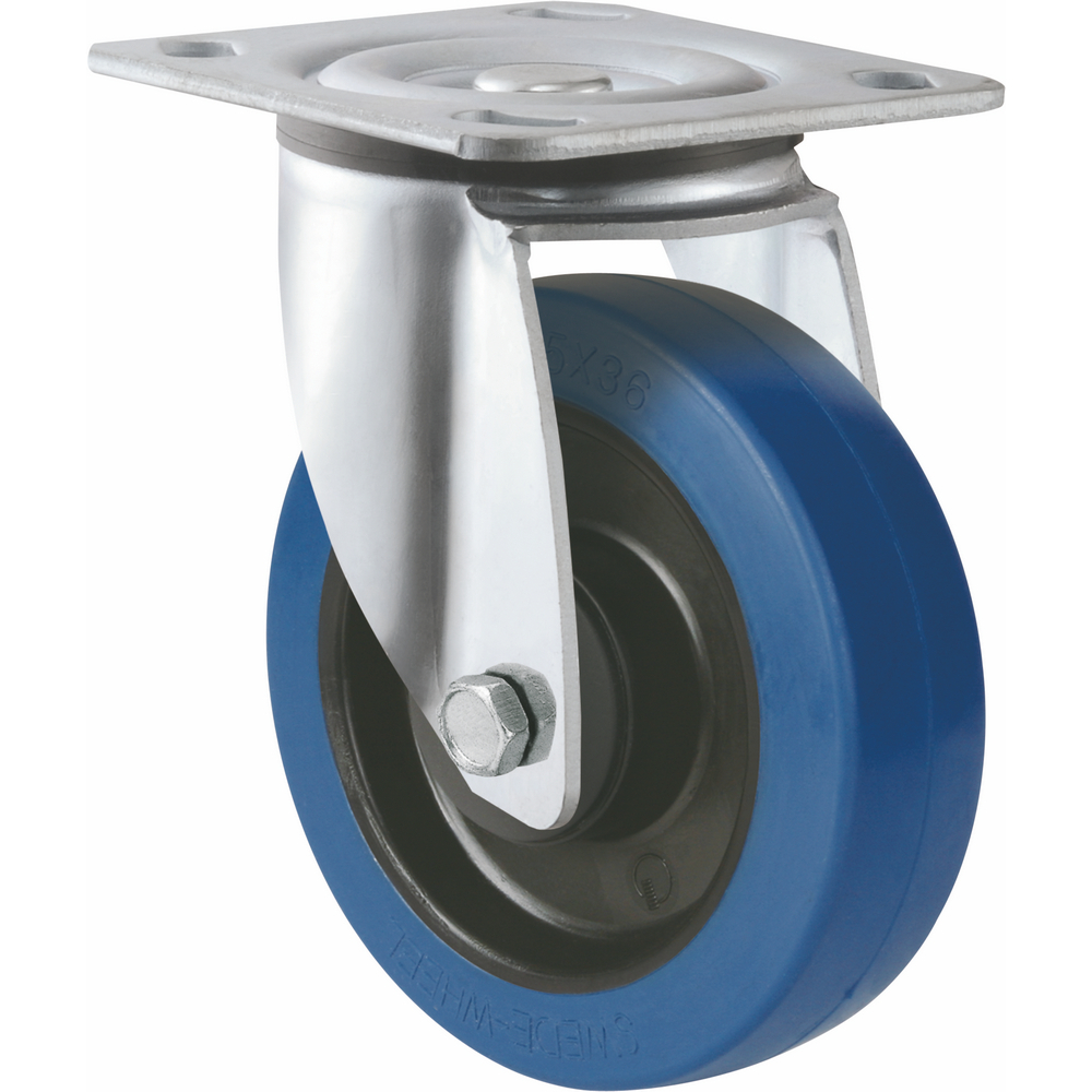 Good Quality Supermarket Equipment 4inch 5inch 150-180kg Extra Polypropylence Load Capacity Swivel Medium Heavy Duty Casters 1