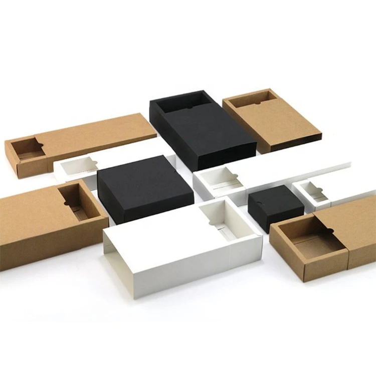 Bosca Tarraiceán Fillte Páipéir Kraft Cairtchlár Pacáiste Bronntanais Ceardaíochta Méid Saincheaptha 1