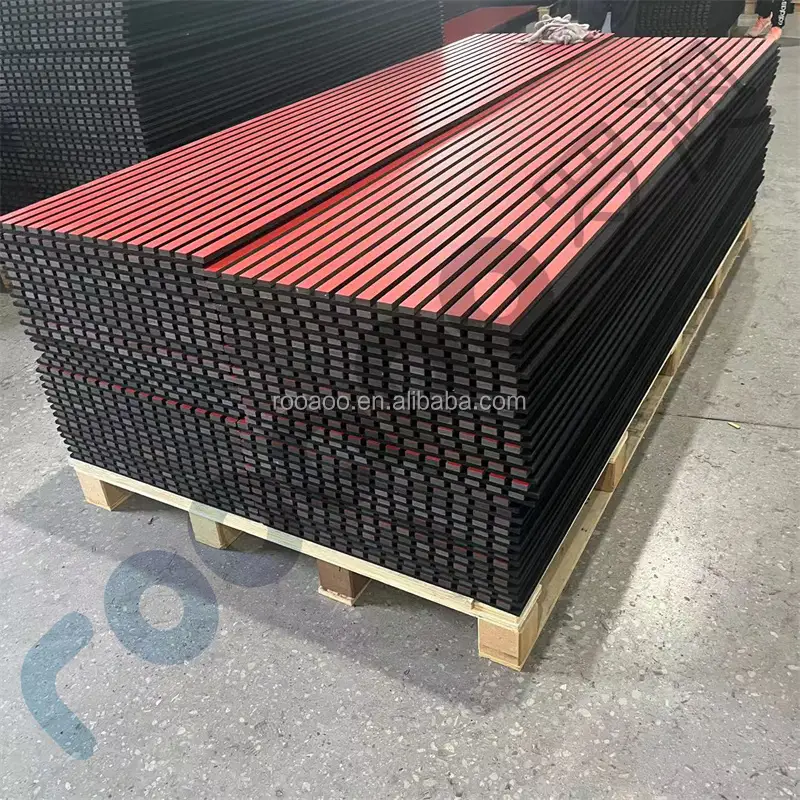 Wooden Slat Acoustic Panels 3D Modeling for Hospitals, Hotels & Commercial Use 1