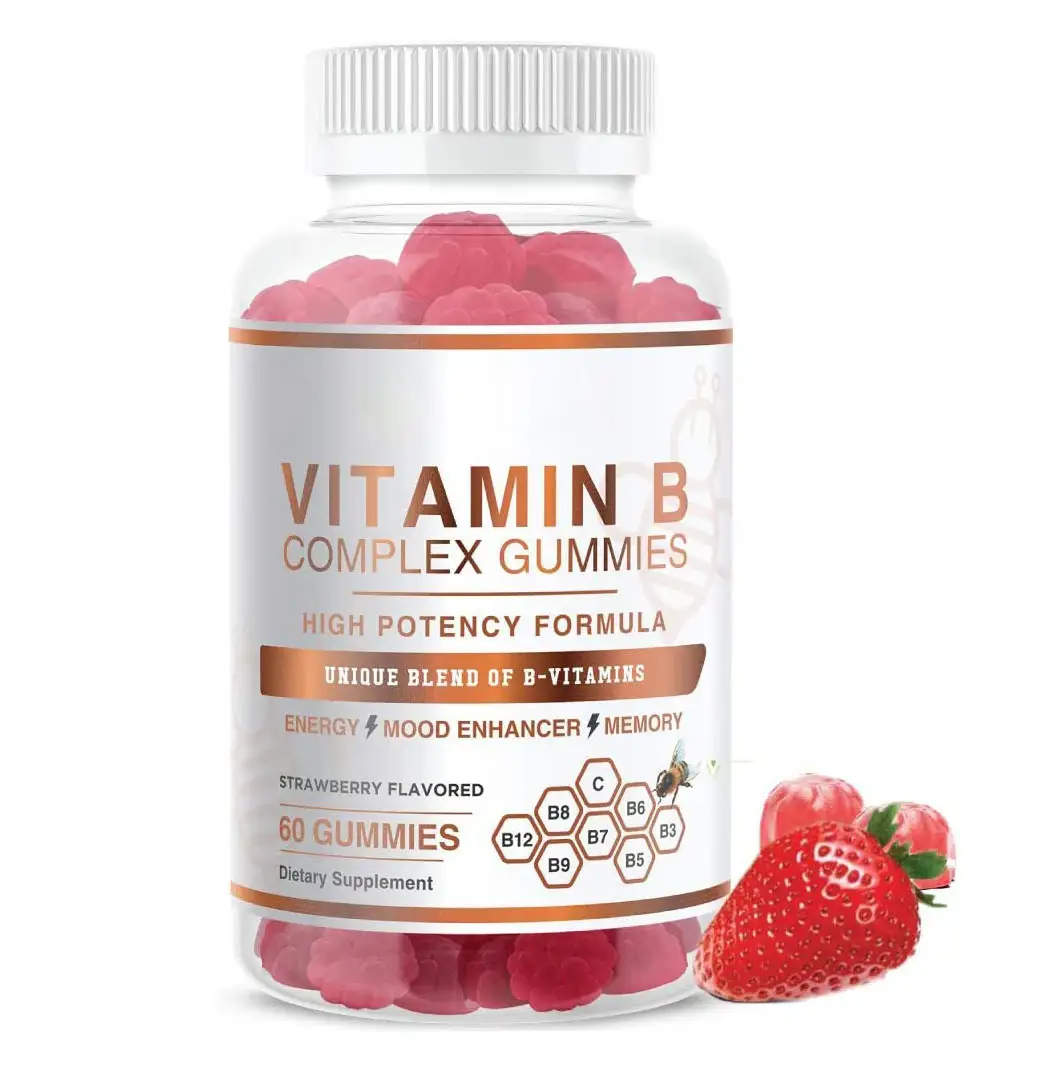 OEM B12 Berry Gummies 60ct – Custom Shape, Free Sample. 1