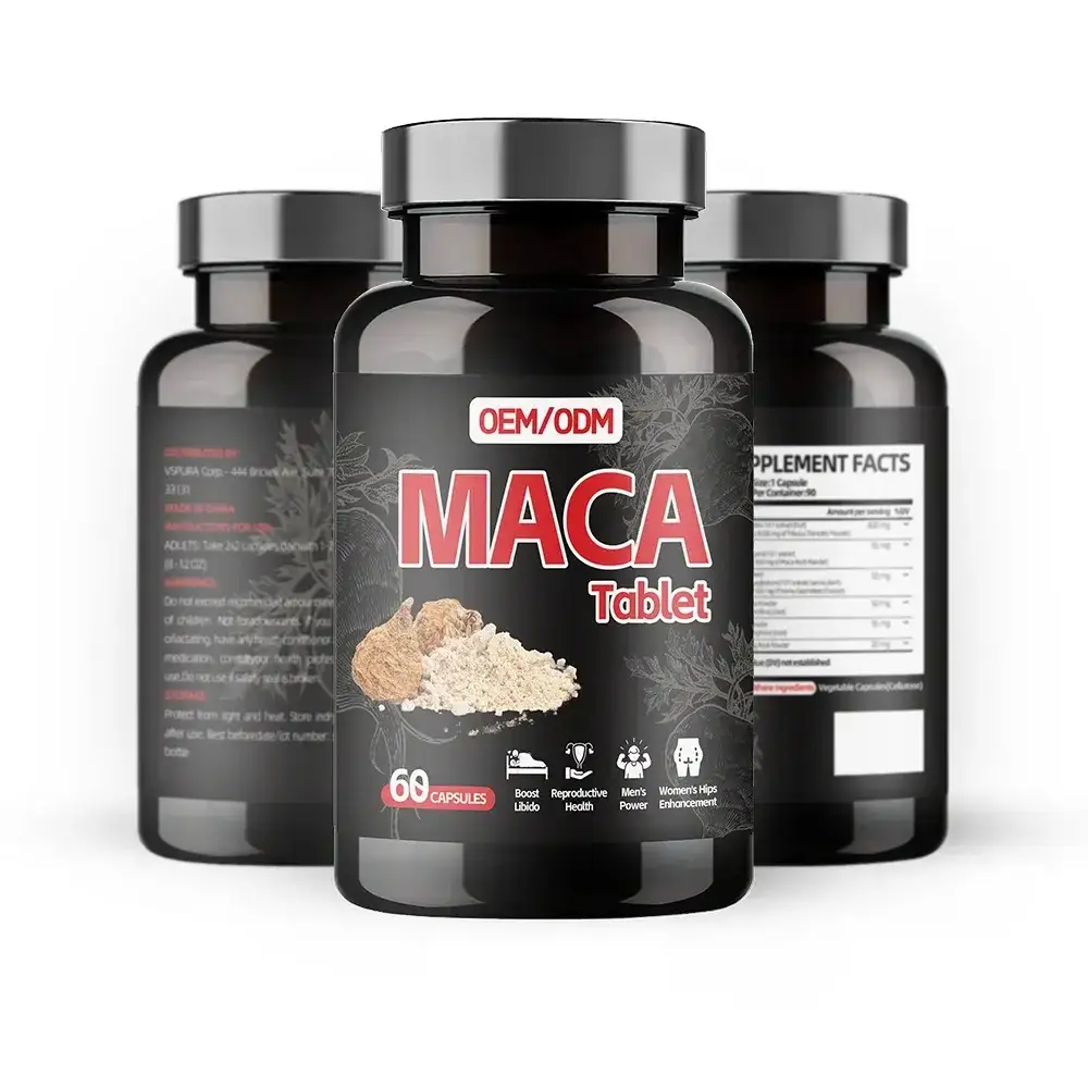 Maka Root Energy Capsules for Men, 60ct, OEM/Private Label 1