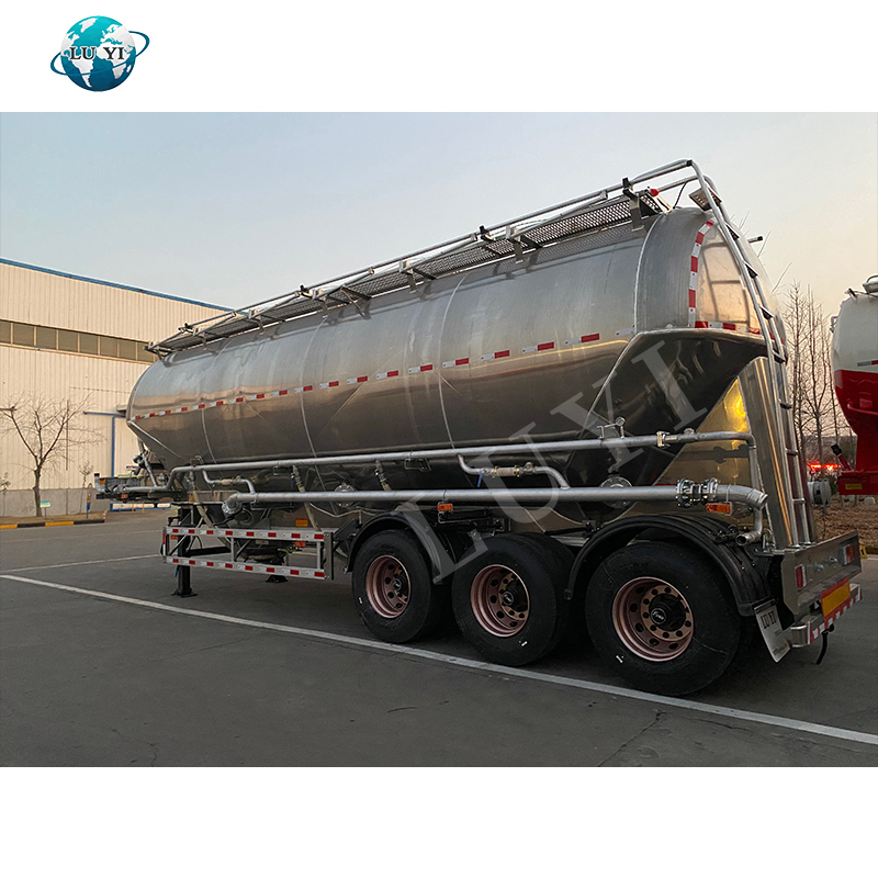 SEMI-TRAILER DE LA CIRETURE DE CI CI CIMENT PLUME À 3 AXE | Luyi 3