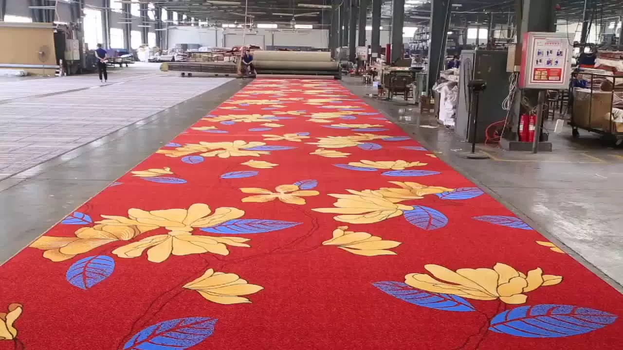 Akminster New Zealand Wool Fireproof Hotel Carpet, Soft & Comfortable 1