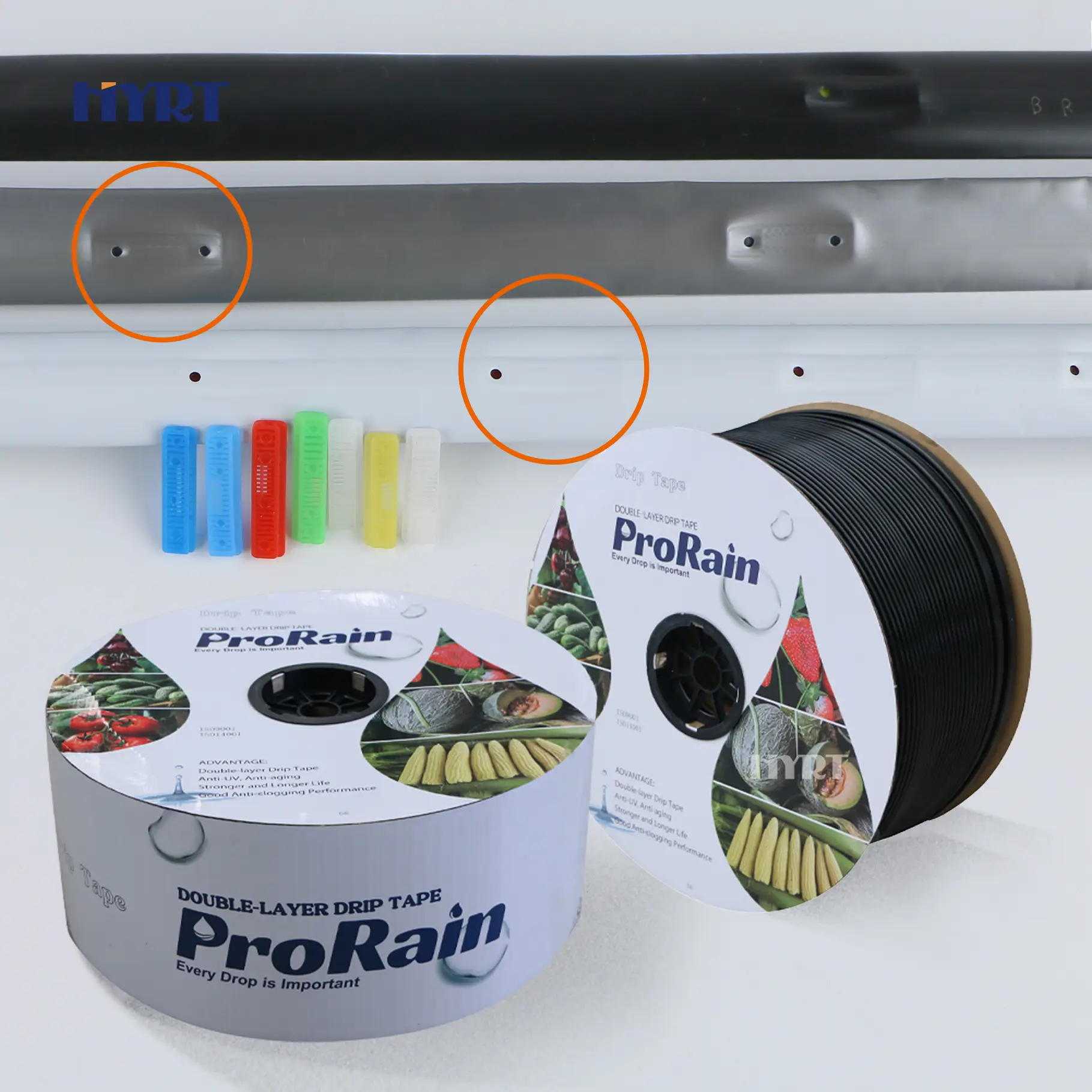 1-10公顷滴灌带/软管灌溉套装 塑料银色 HYRT 1