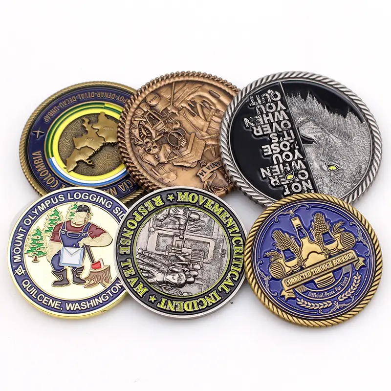 Custom 3D Zinc Alloy Enamel Coins Manufacturer | Factory Direct Challenge Coins 1