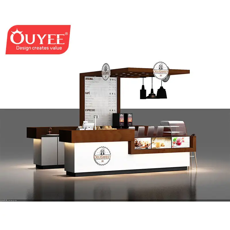 Quiosque de comida de sushi personalizado para shopping center 1