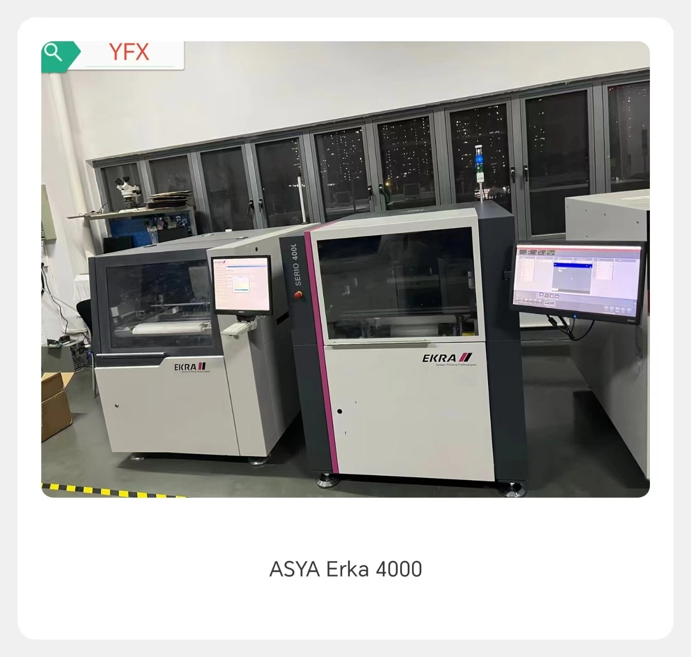 Asyes automáticos Erka Serio 4000 Printer SMT SMT Nuevo /Máquina de impresión de pasta de soldadura 1