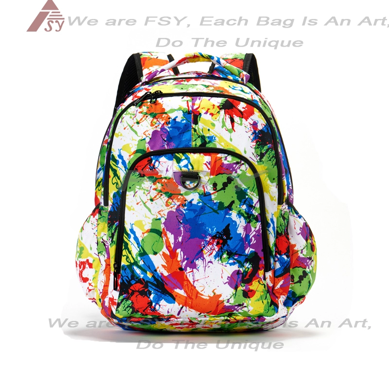 2024 Low Moq Wholesale Customized Stylish Funny Teenager Cool School Bag Student Laptop College Backpack 1