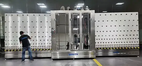 Lavadora de vidrio vertical Sanken para un enfriamiento y limpieza eficientes - Estufa de vidrio de enfriamiento y fregadero de vidrio 1