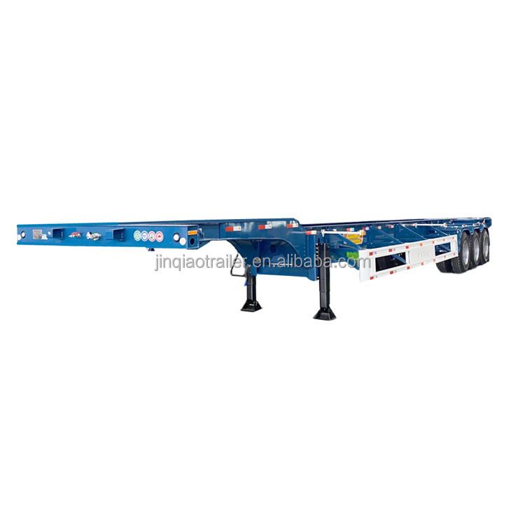 3 Axle 40 Self Loading Trailer Truck,20 Ft Skeleton Container Side Lift 3