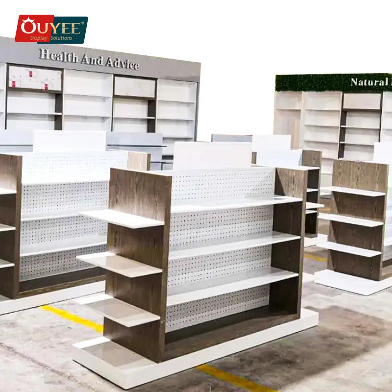 طاولة عرض تجارية للصيدليات وأرفف الصيدليات 1