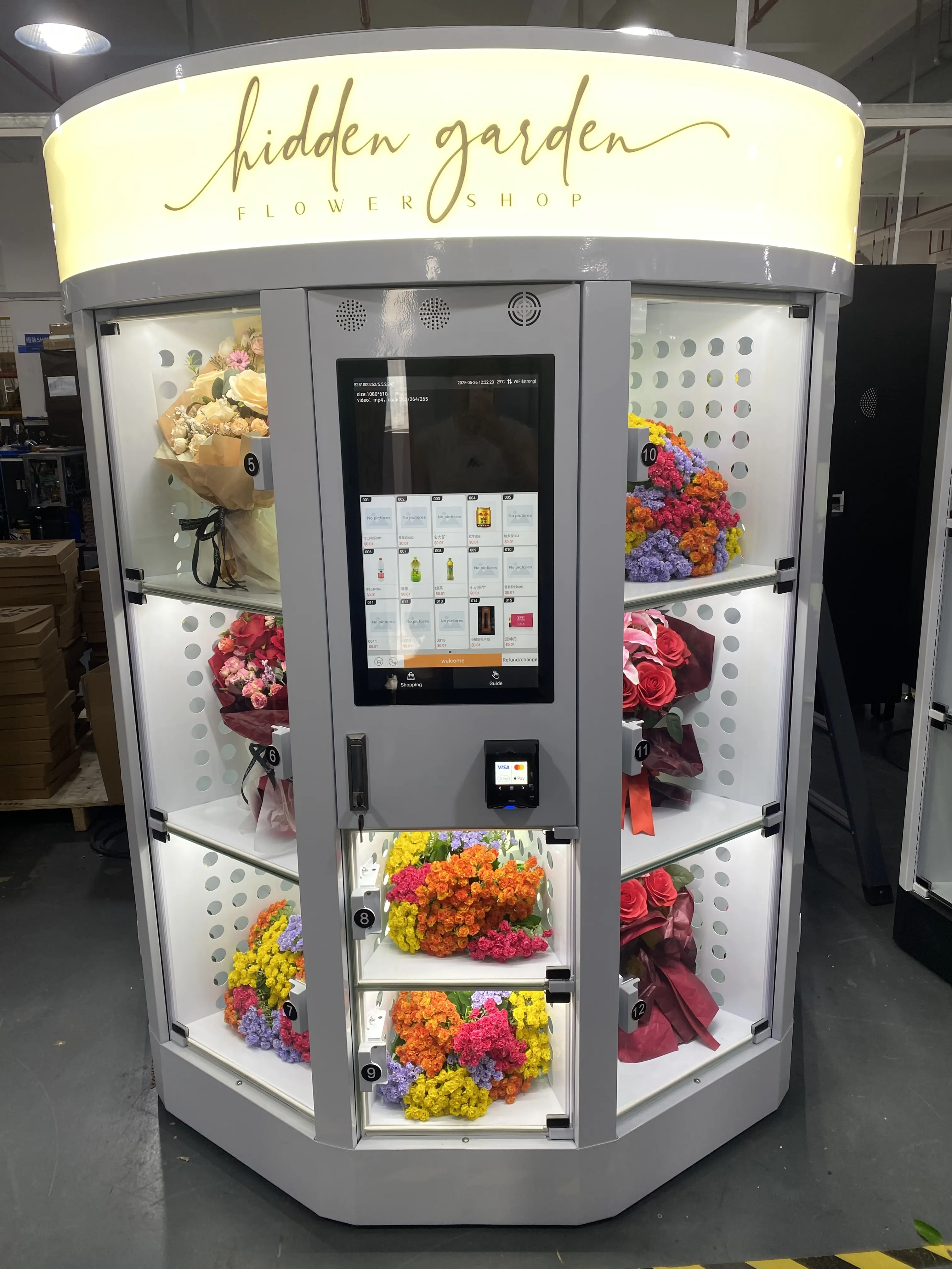 Vending Machine for Flowers Flower Vending Machine Wholesale - Haloo 5