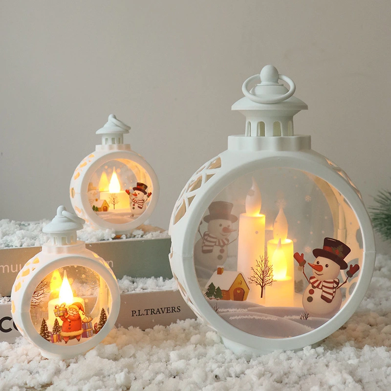 Guangli Gl-dws Big Santa Claus White Luminous Night Light Christmas Atmosphere Pendant 1