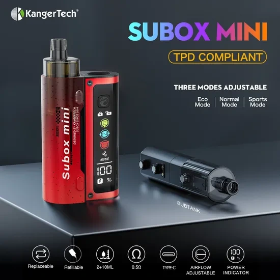 Kanger Subox Mini 2-10ml TPD Replaceable Electric Cigarette Vape Pod 1