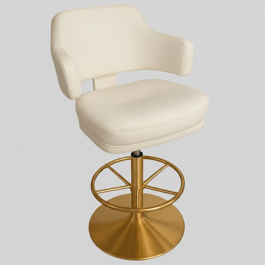 Successor Hot Selling Slot Machine Chair Casino Chair Adjustable Height Pu Bar Stool Bar Rotatable Chair With Auto-return Swivel 1