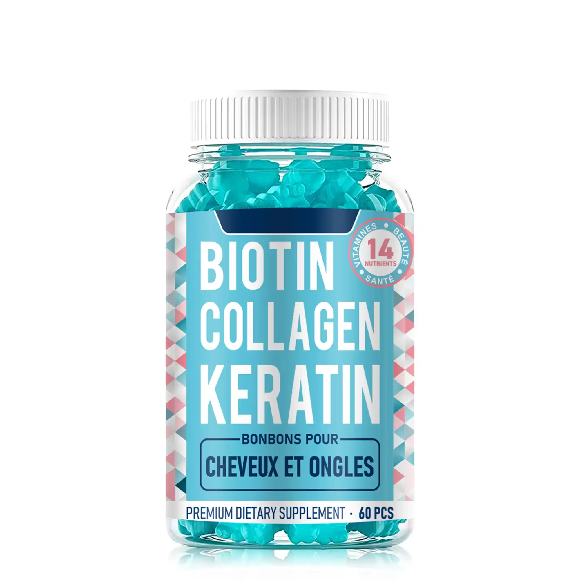 OEM/ODM Biotin Gummies – Hair Growth, Skin & Nails (Adults) 1