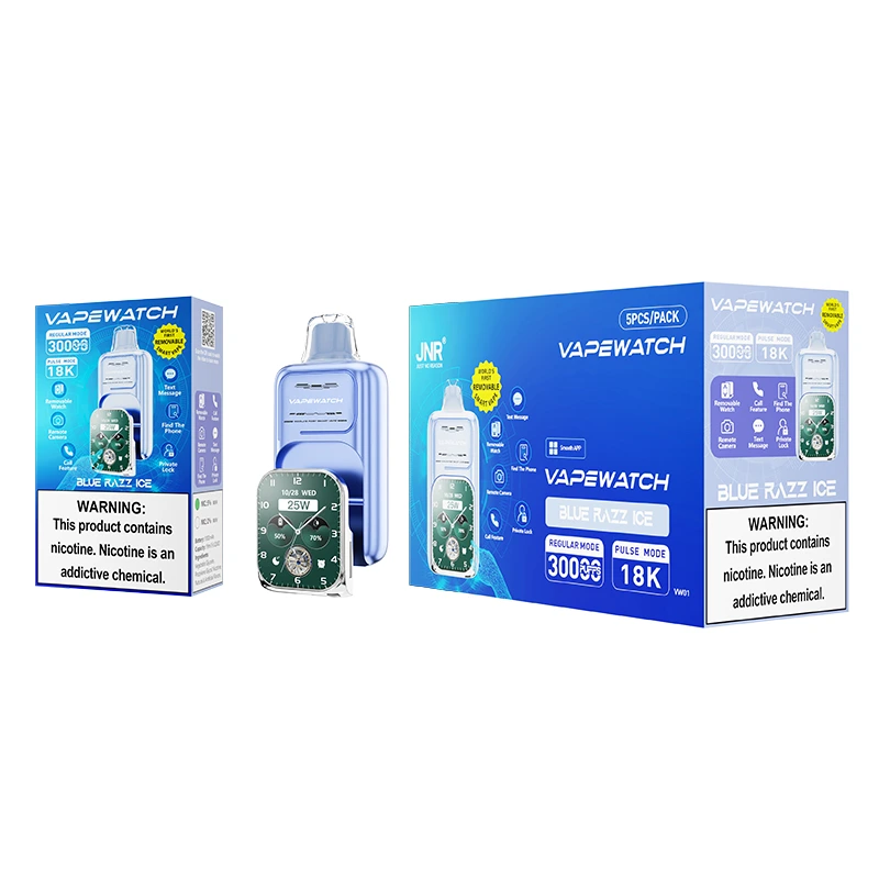 EU Warehouse Original J-N-R Vapewatch 30K Puff Bar 30000 Puffs Flavors 18K Disposable E-Cigarette Vape Watch Media Max Falcon X - Wholesale I Vape and Vape Watch 1