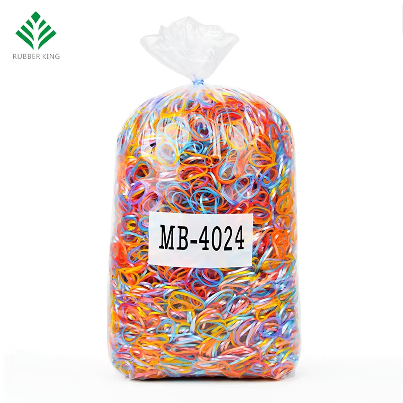 Colorful TPU Rubber Hair Bands for Kids, Gentle Ponytail Ties – Wholesale 5