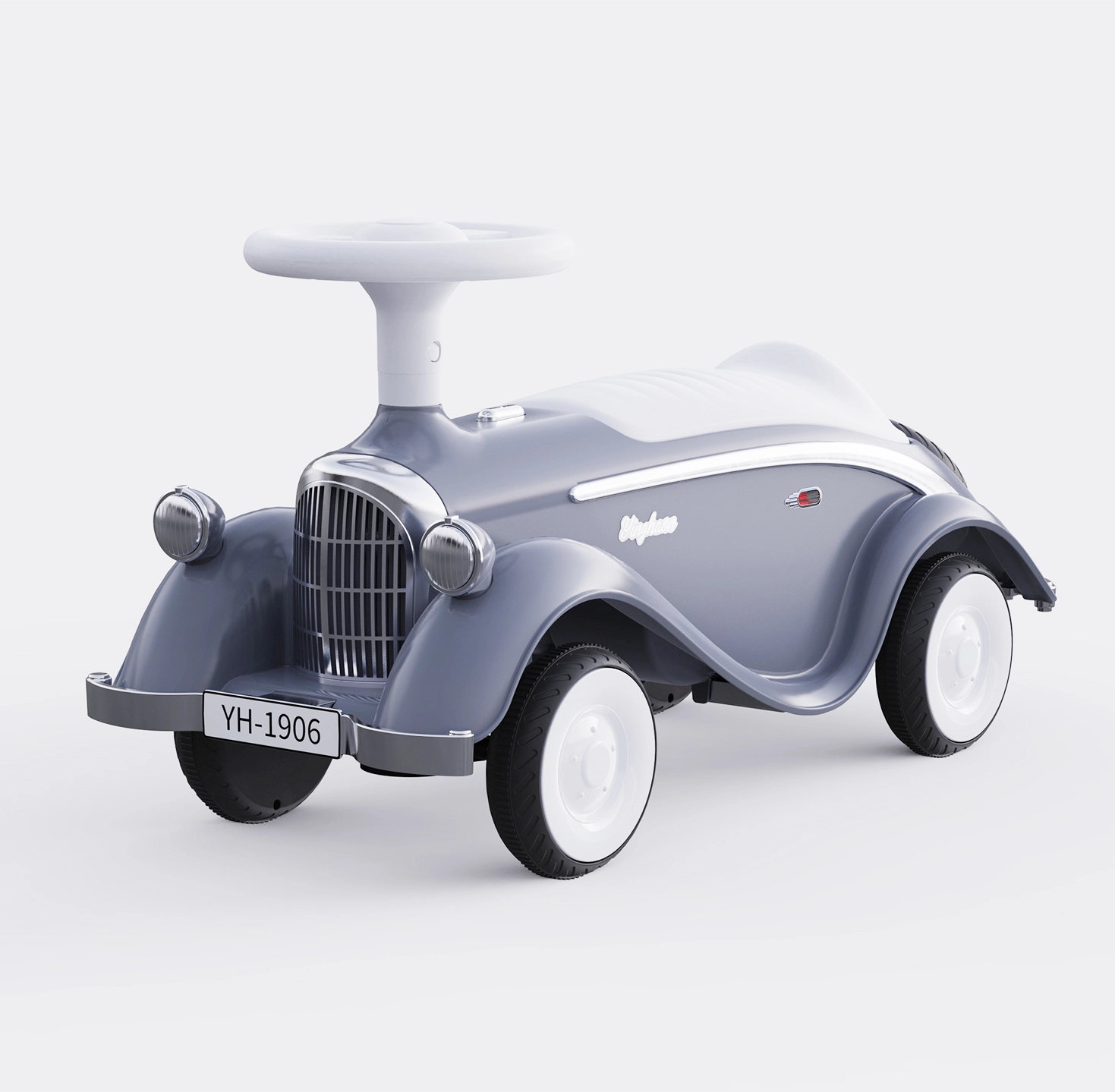 Kids Toy Car Foot To Floor Ride On Car Music Sliding Red Blue Cream Pedal Push Design For Coordination Development 1