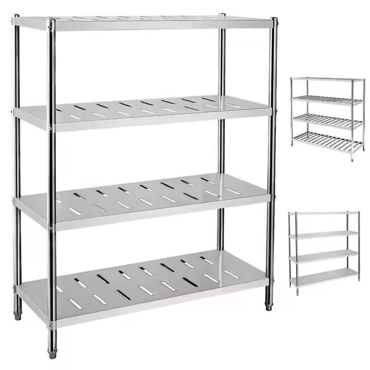 stainless steel kitchen shelves