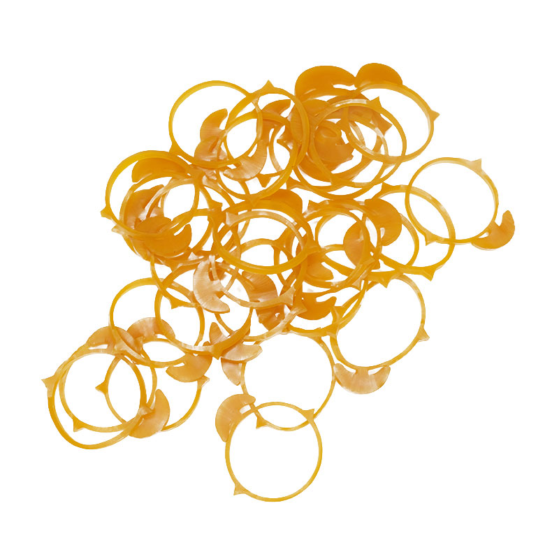 Multipurpose Hook Type Rubber Bands, Long Lasting Stretch Rings for Packaging 1
