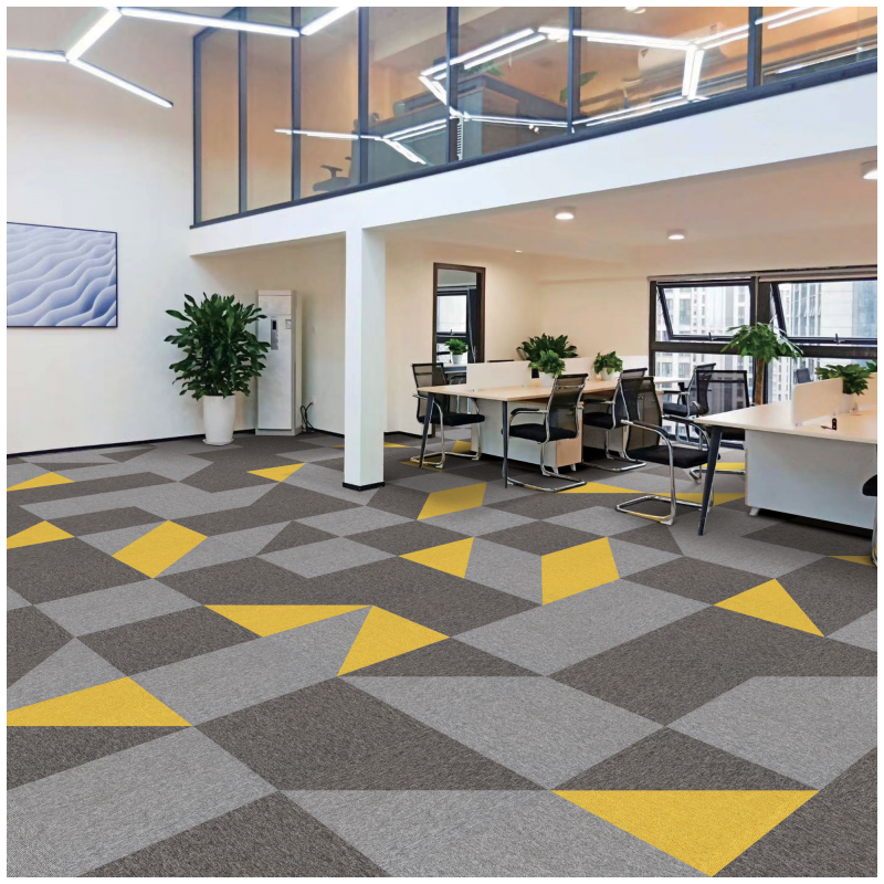 Nylon PVC Detachable Carpet Tiles for Home and Office Decor 1